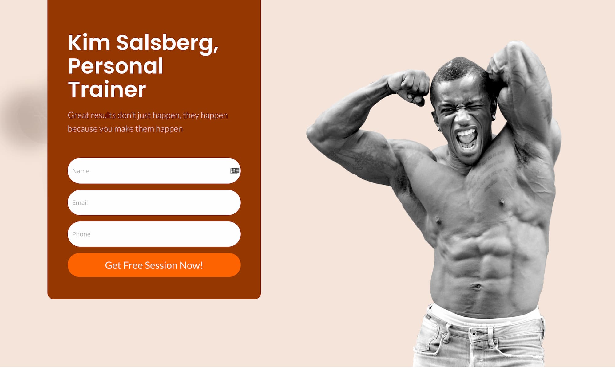 personal trainer template